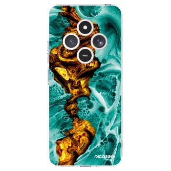 Picasee Xiaomi Redmi 14C Hülle - Transparentes Silikon - Goldsky