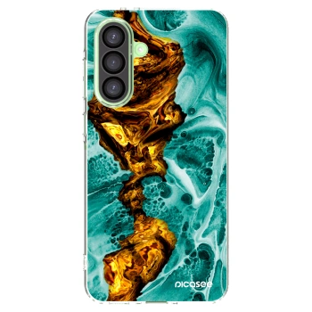 Picasee Samsung Galaxy A26 5G A266B Hülle - Transparentes Silikon - Goldsky