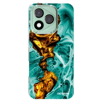 Picasee Honor 400 Lite 5G Hülle - Transparentes Silikon - Goldsky