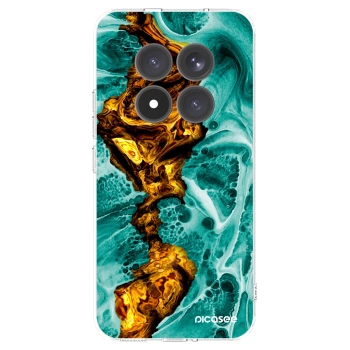 Picasee Xiaomi Redmi Note 15 Pro+ Hülle - Transparentes Silikon - Goldsky