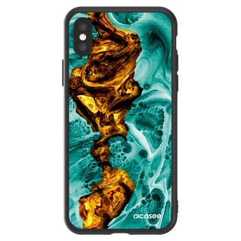 Picasee ULTIMATE CASE für Apple iPhone X/XS - Goldsky