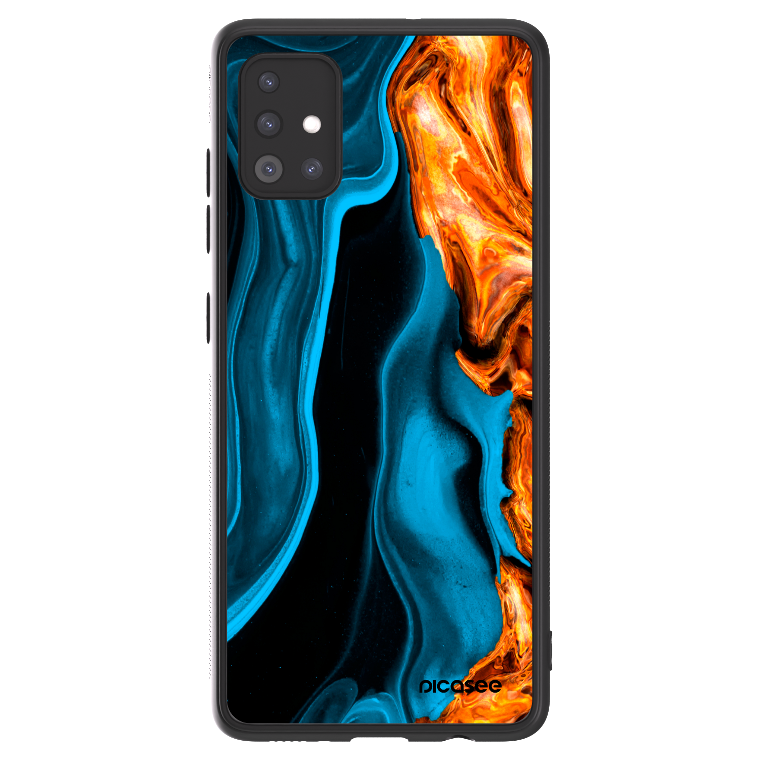Picasee ULTIMATE CASE für Samsung Galaxy A51 A515F - Gold blue