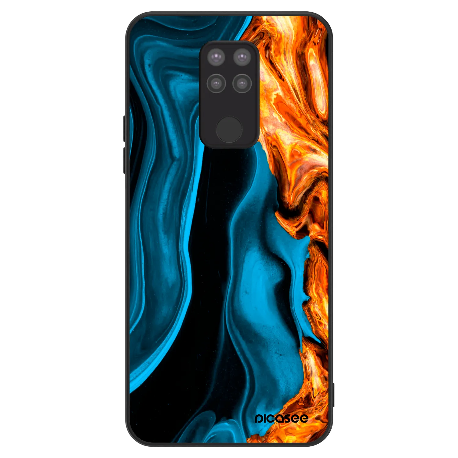 Picasee ULTIMATE CASE für Xiaomi Redmi Note 9 - Gold blue