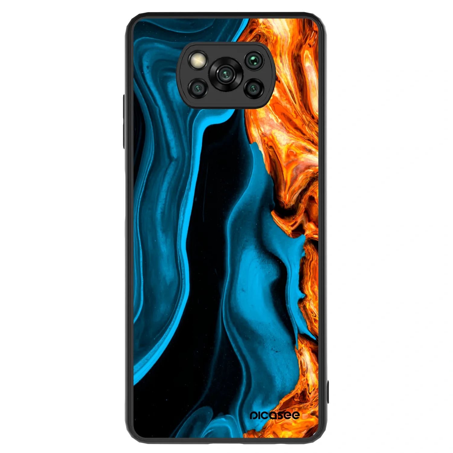 Picasee ULTIMATE CASE für Xiaomi Poco X3 - Gold blue