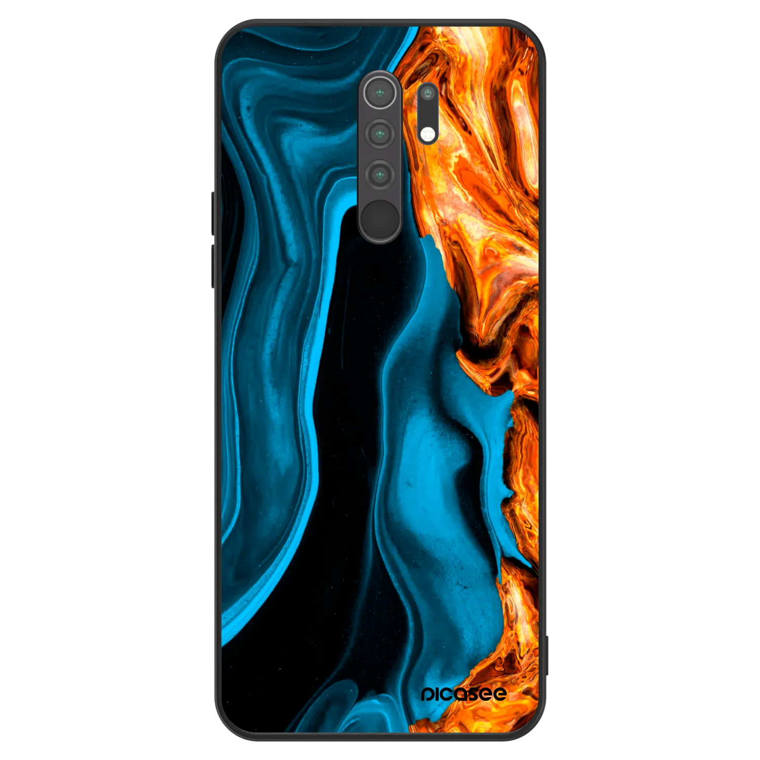 Picasee ULTIMATE CASE für Xiaomi Redmi 9 - Gold blue