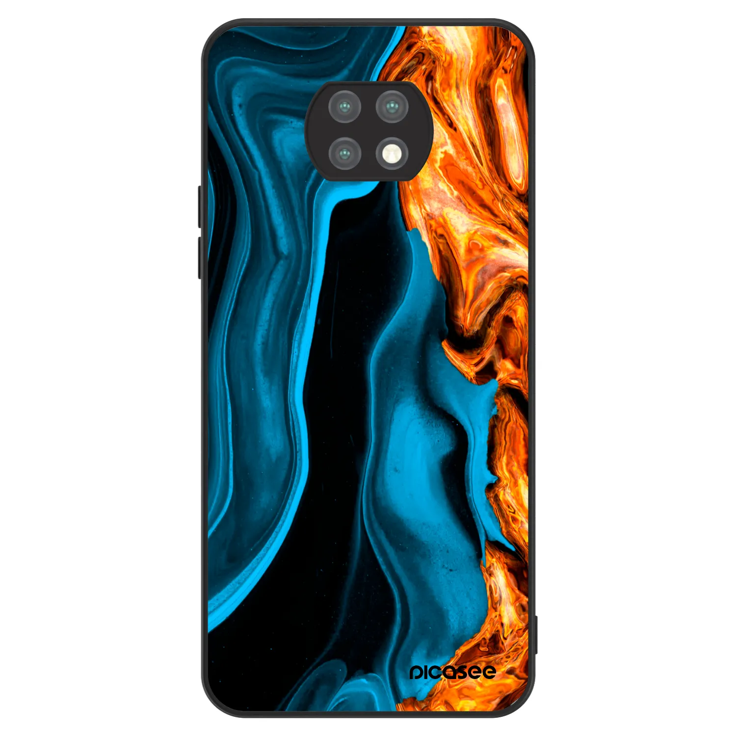 Picasee ULTIMATE CASE für Xiaomi Redmi Note 9T - Gold blue