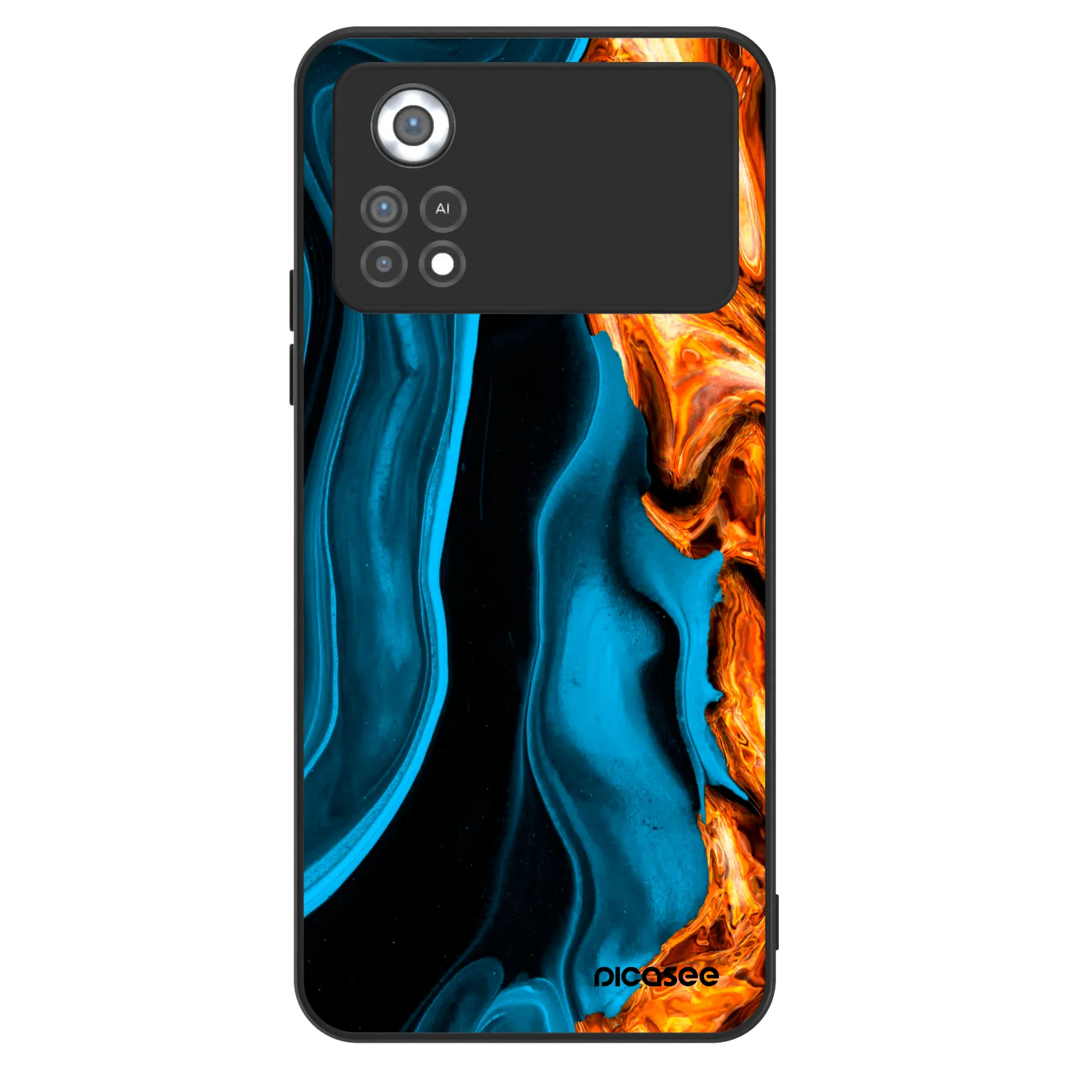 Picasee ULTIMATE CASE für Xiaomi Poco X4 Pro 5G - Gold blue