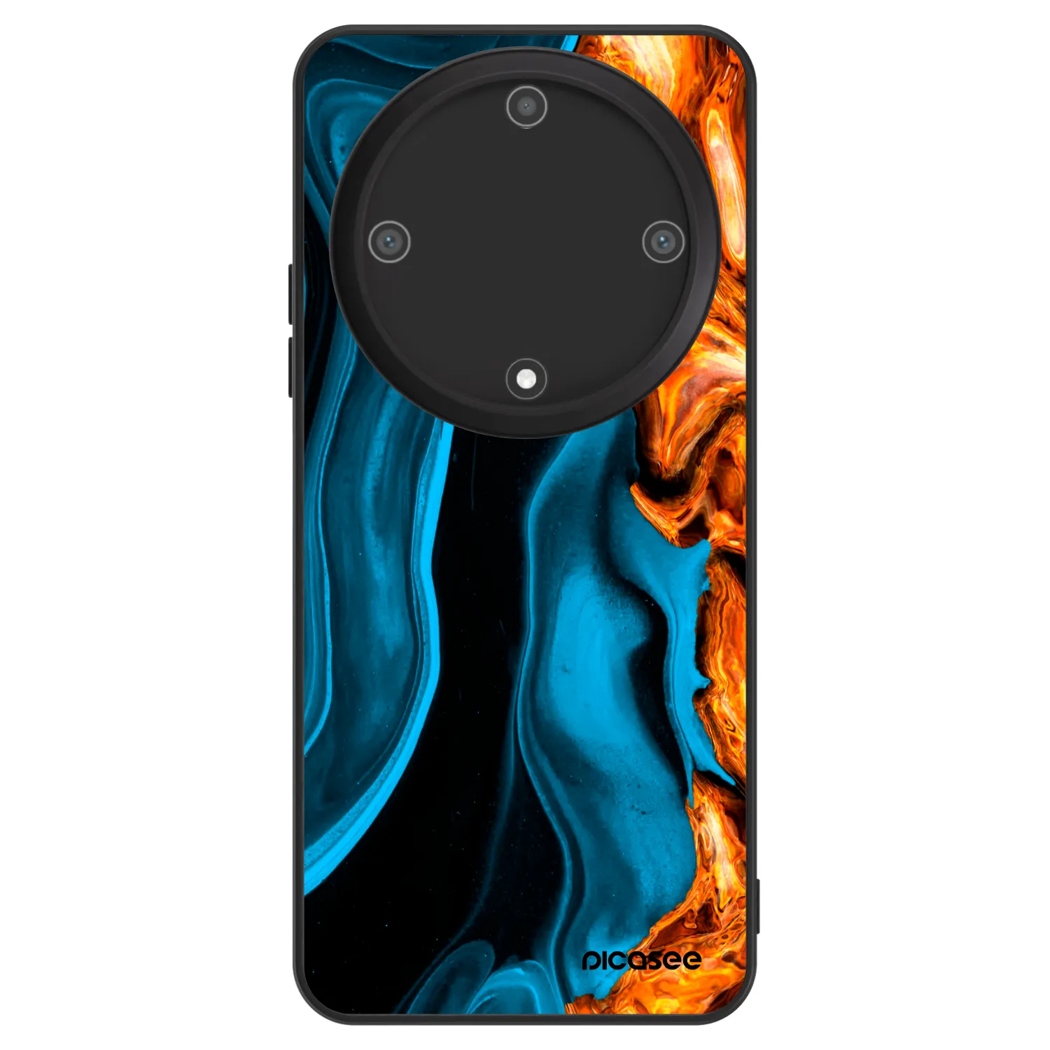 Picasee ULTIMATE CASE für Honor Magic5 Lite 5G - Gold blue