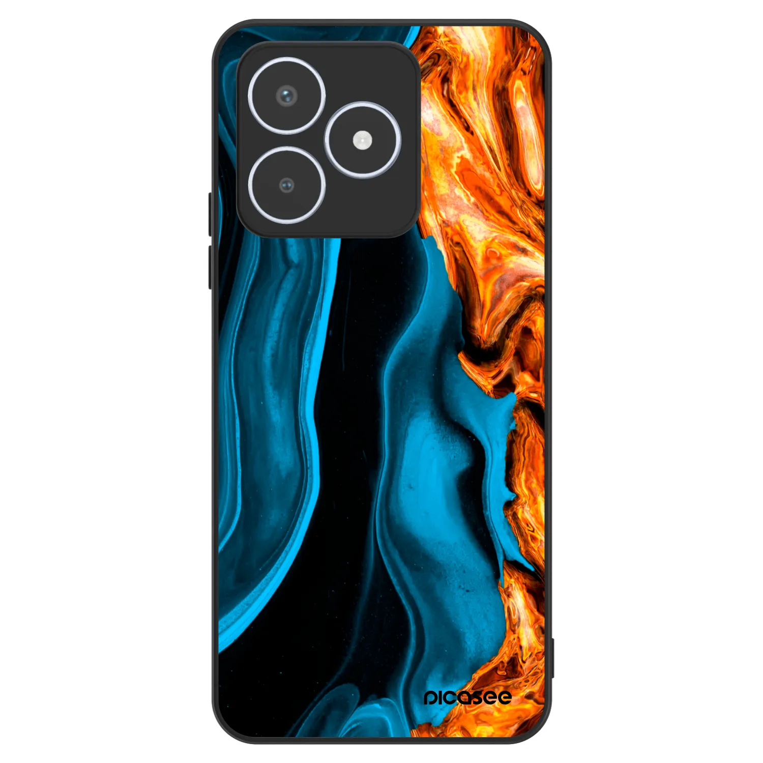Picasee ULTIMATE CASE für Realme C53 - Gold blue