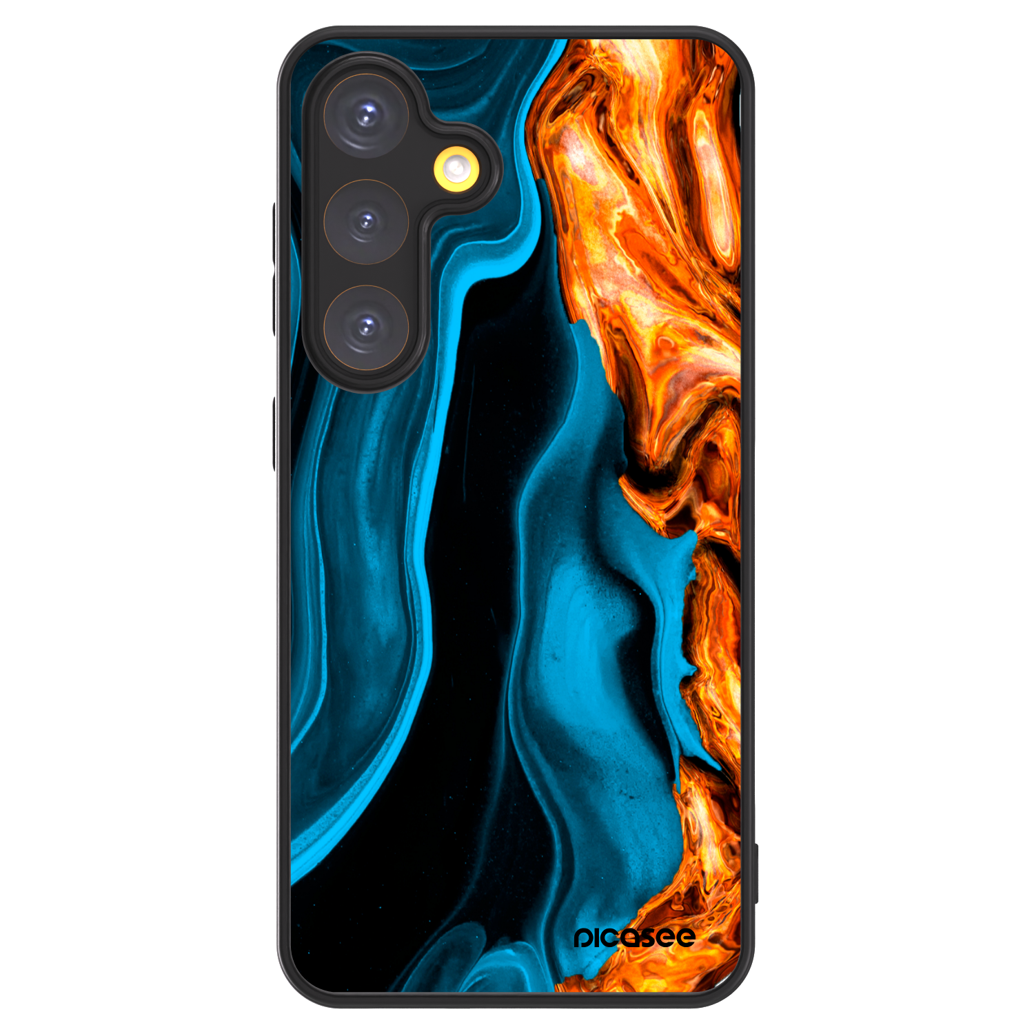 Picasee ULTIMATE CASE für Samsung Galaxy S24 S921B 5G - Gold blue