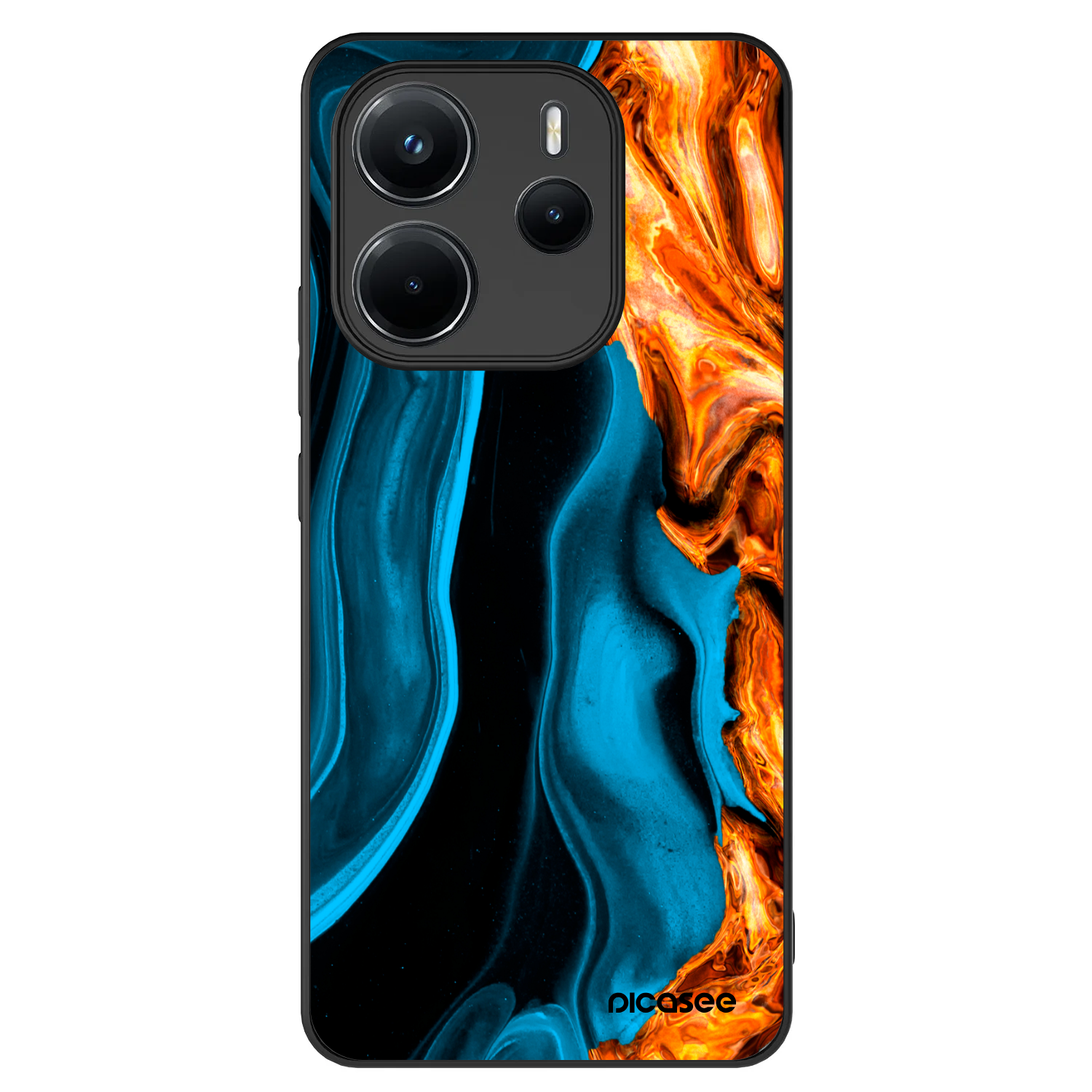 Picasee ULTIMATE CASE für Xiaomi Redmi Note 14 4G - Gold blue