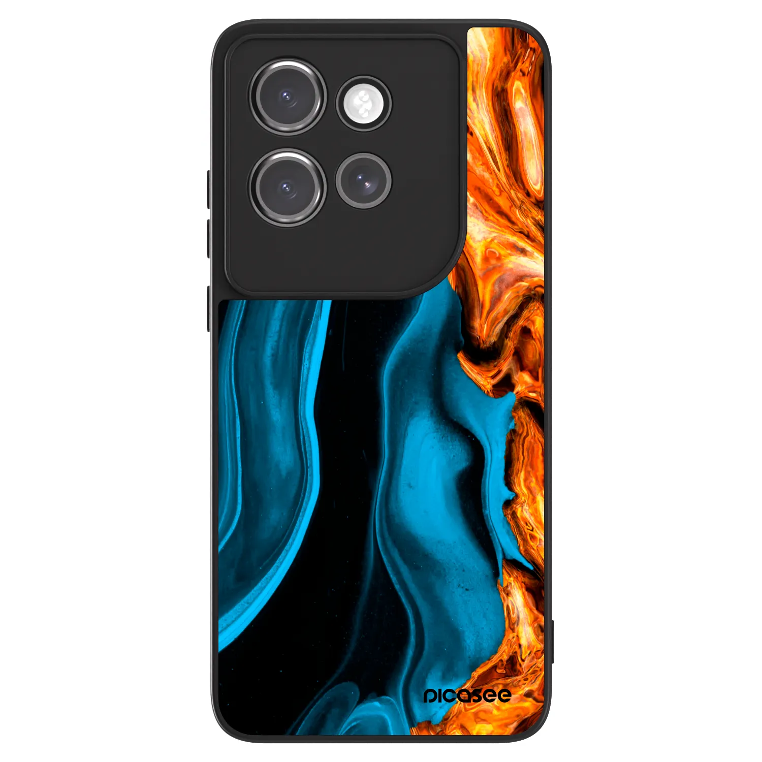 Picasee ULTIMATE CASE für Motorola Edge 50 Neo - Gold blue