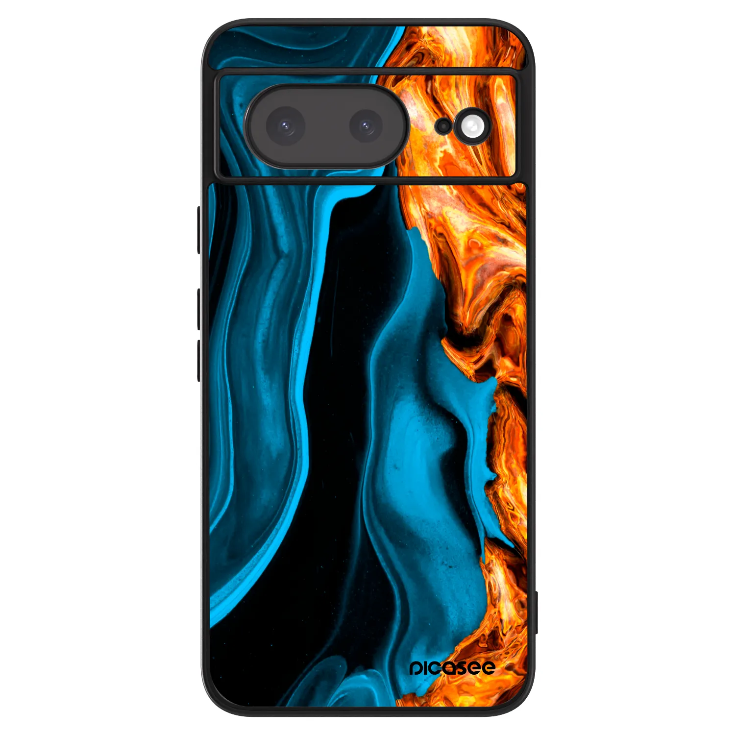 Picasee ULTIMATE CASE für Google Pixel 8a - Gold blue