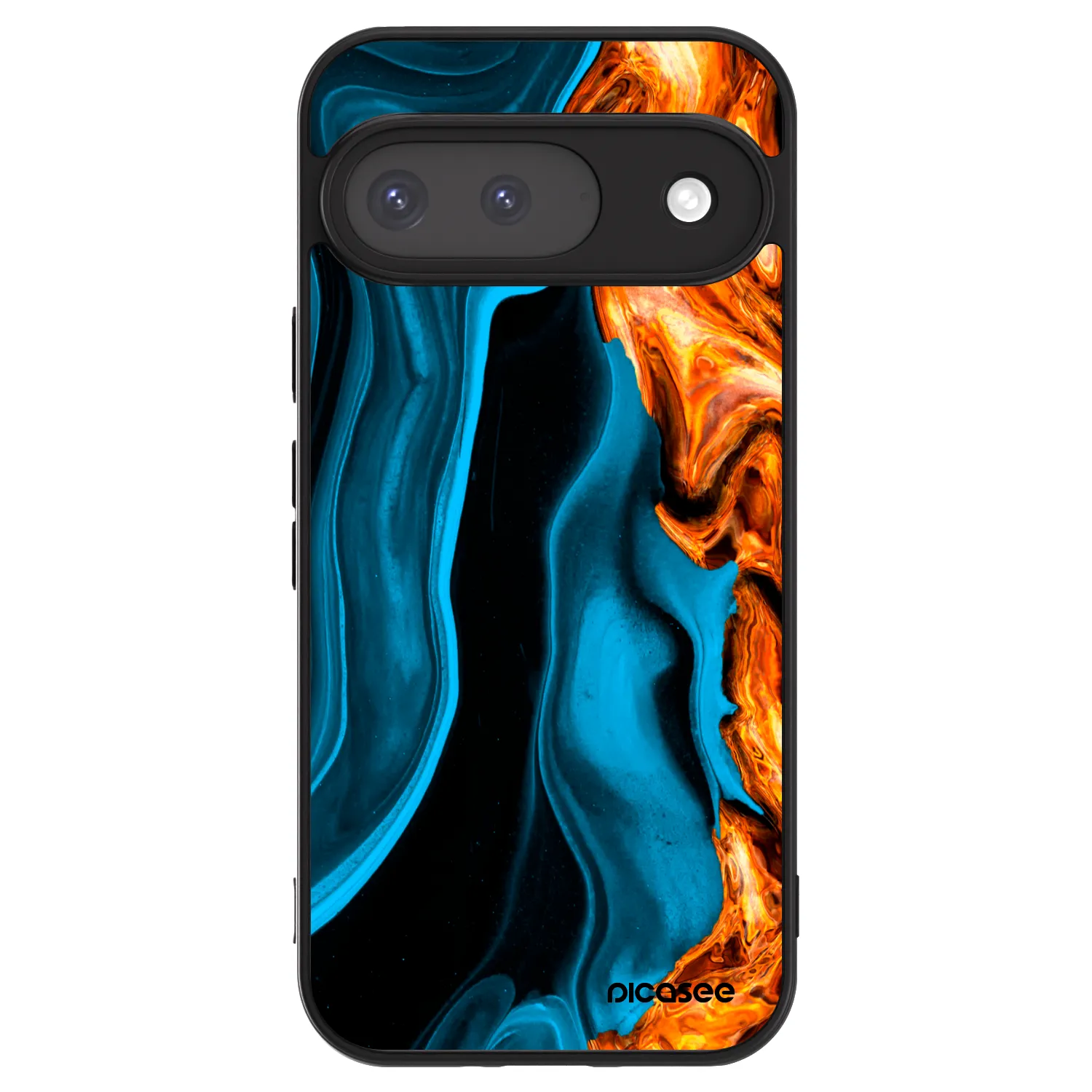 Picasee ULTIMATE CASE für Google Pixel 9 - Gold blue