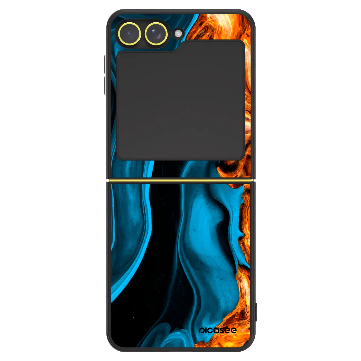 Picasee ULTIMATE CASE für Samsung Galaxy Z Flip6 5G - Gold blue