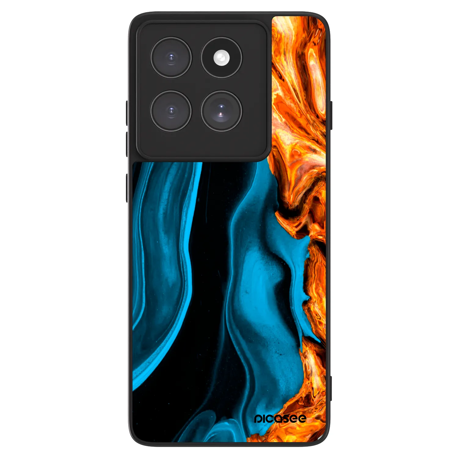 Picasee ULTIMATE CASE für Motorola Edge 60 Fusion - Gold blue