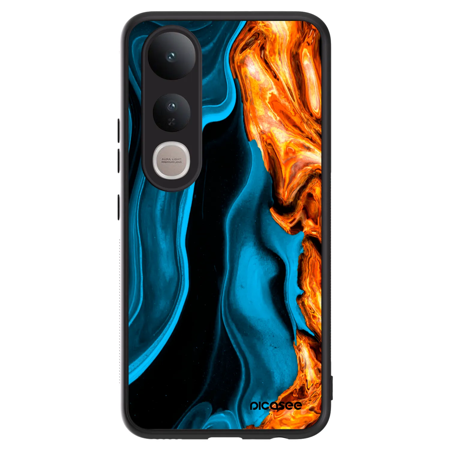 Picasee ULTIMATE CASE für Vivo V50 Lite 5G - Gold blue
