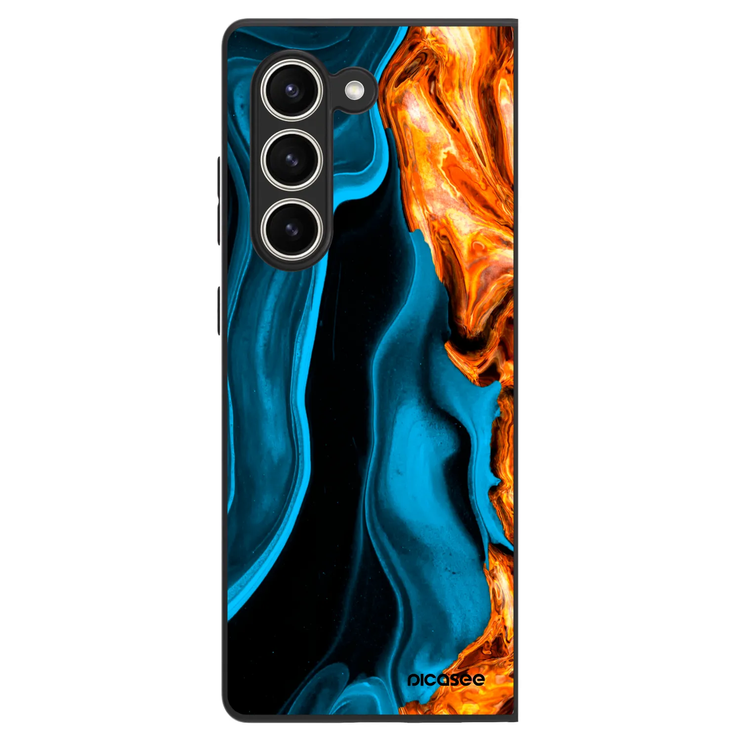 Picasee ULTIMATE CASE für Samsung Galaxy Z Fold5 5G - Gold blue