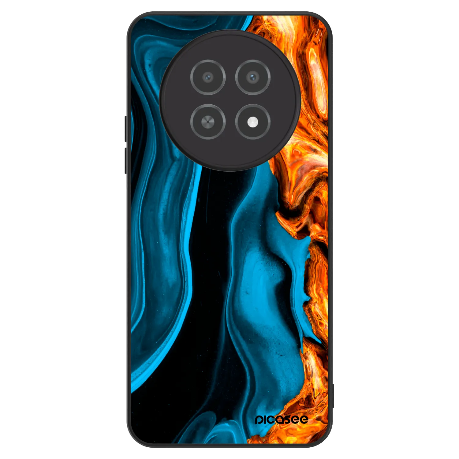 Picasee ULTIMATE CASE für Realme 12X - Gold blue