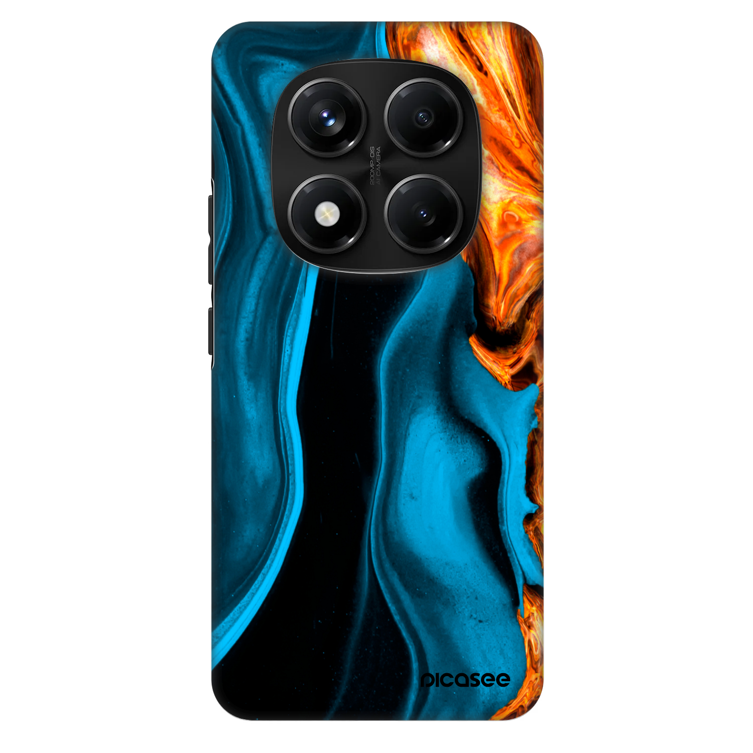 Picasee Fashion Case für Xiaomi Redmi Note 14 Pro+ 5G - Gold blue