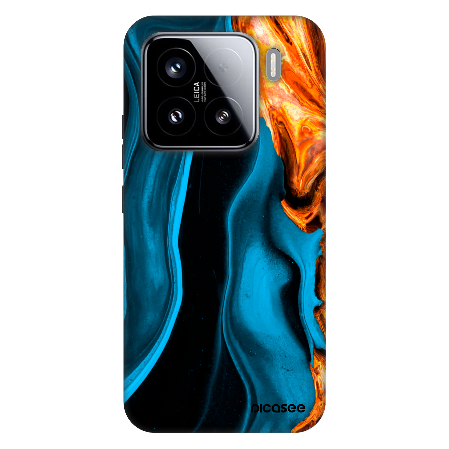 Picasee Fashion Case für Xiaomi 15 - Gold blue
