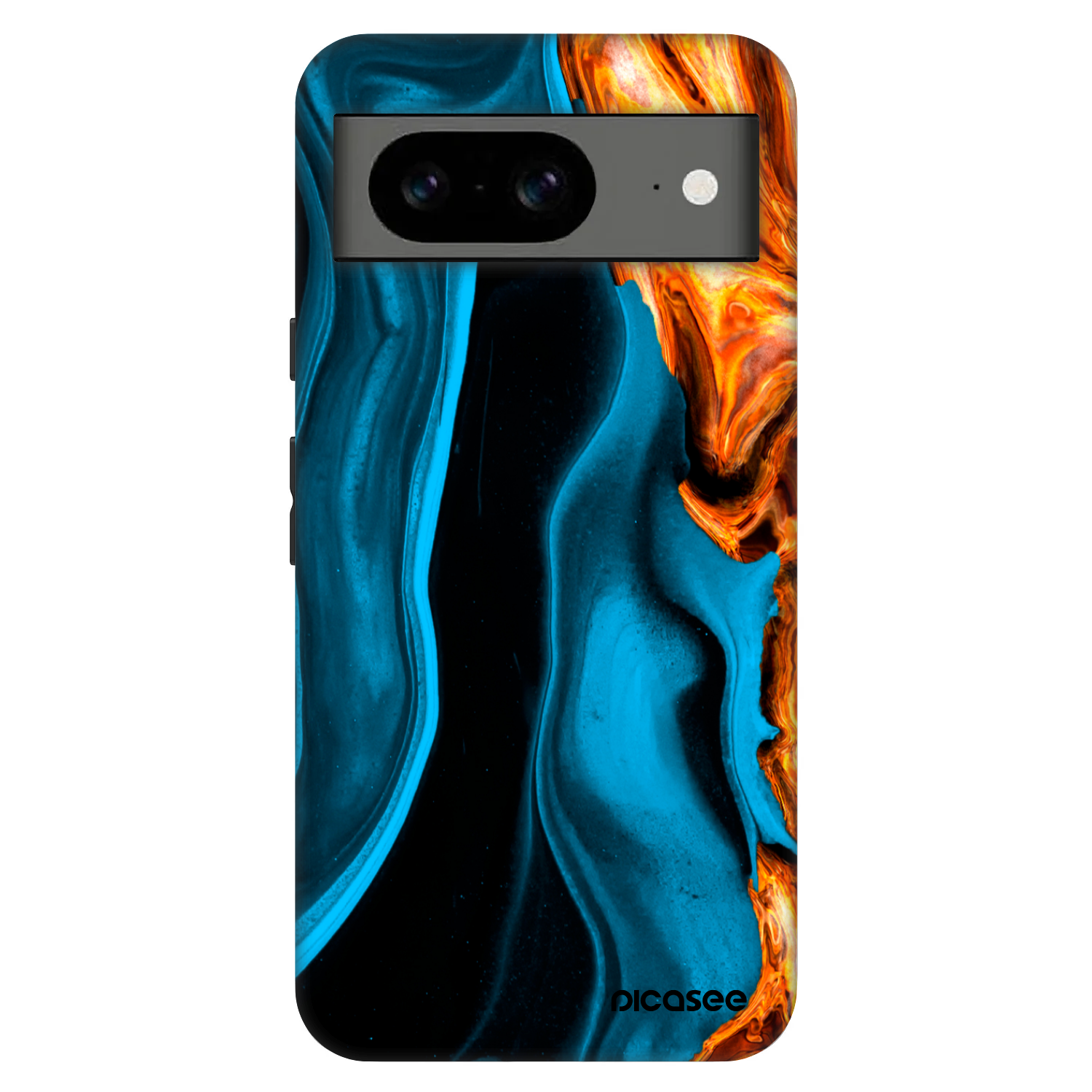 Picasee Fashion Case für Google Pixel 8 Pro - Gold blue