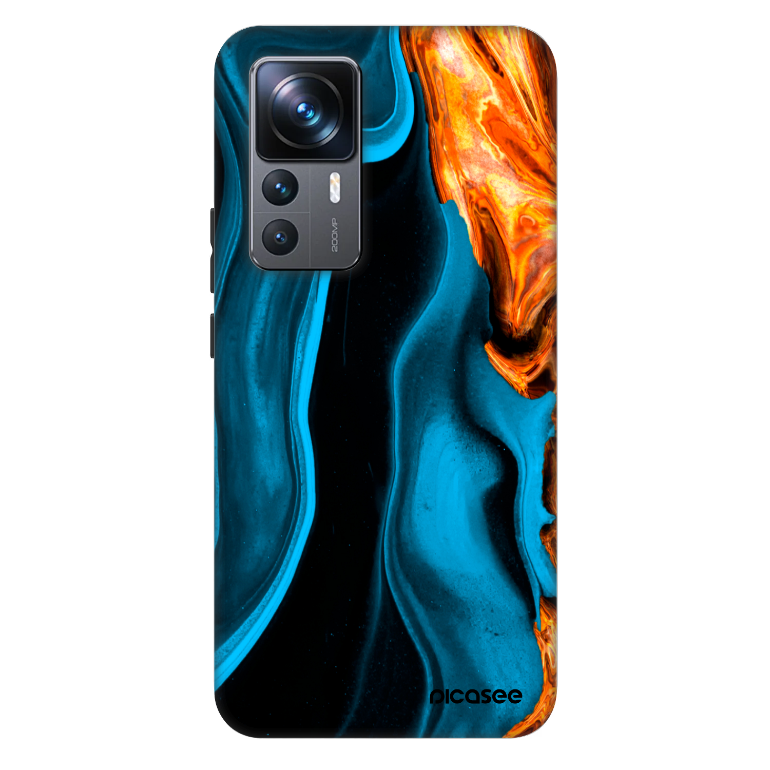 Picasee Fashion Case für Xiaomi 12T - Gold blue