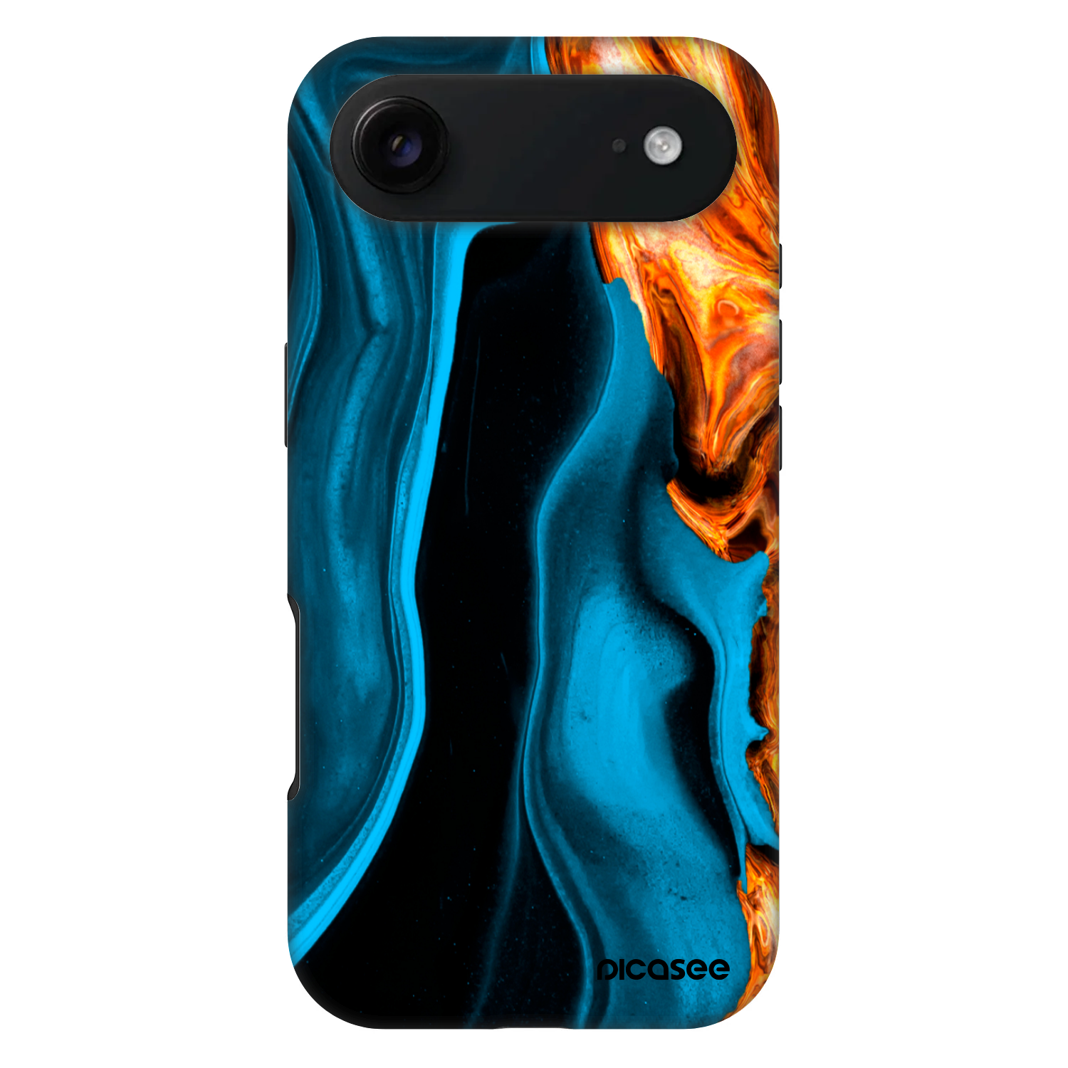 Picasee Fashion Case MagSafe für Apple iPhone Air - Gold blue