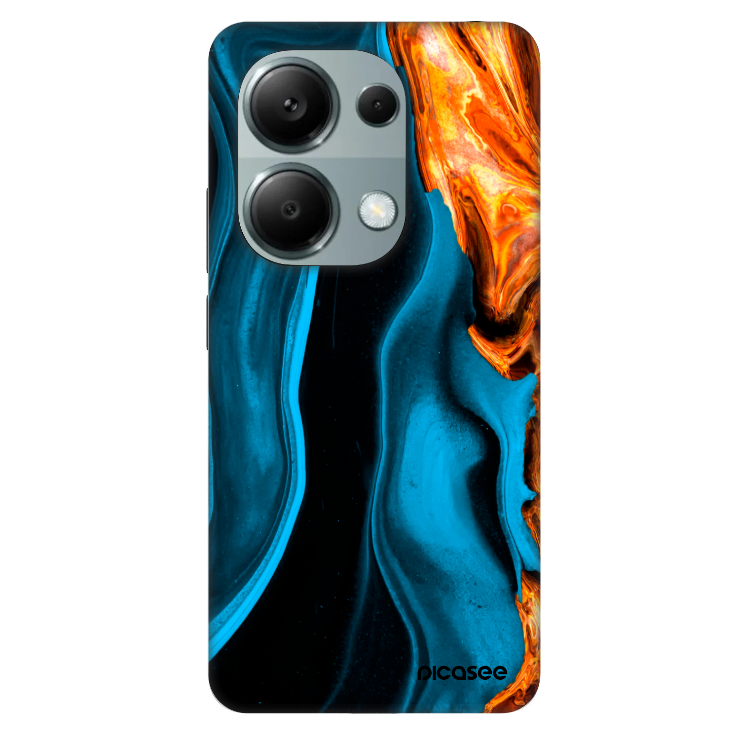 Picasee Fashion Case für Xiaomi Redmi Note 13 Pro 4G - Gold blue