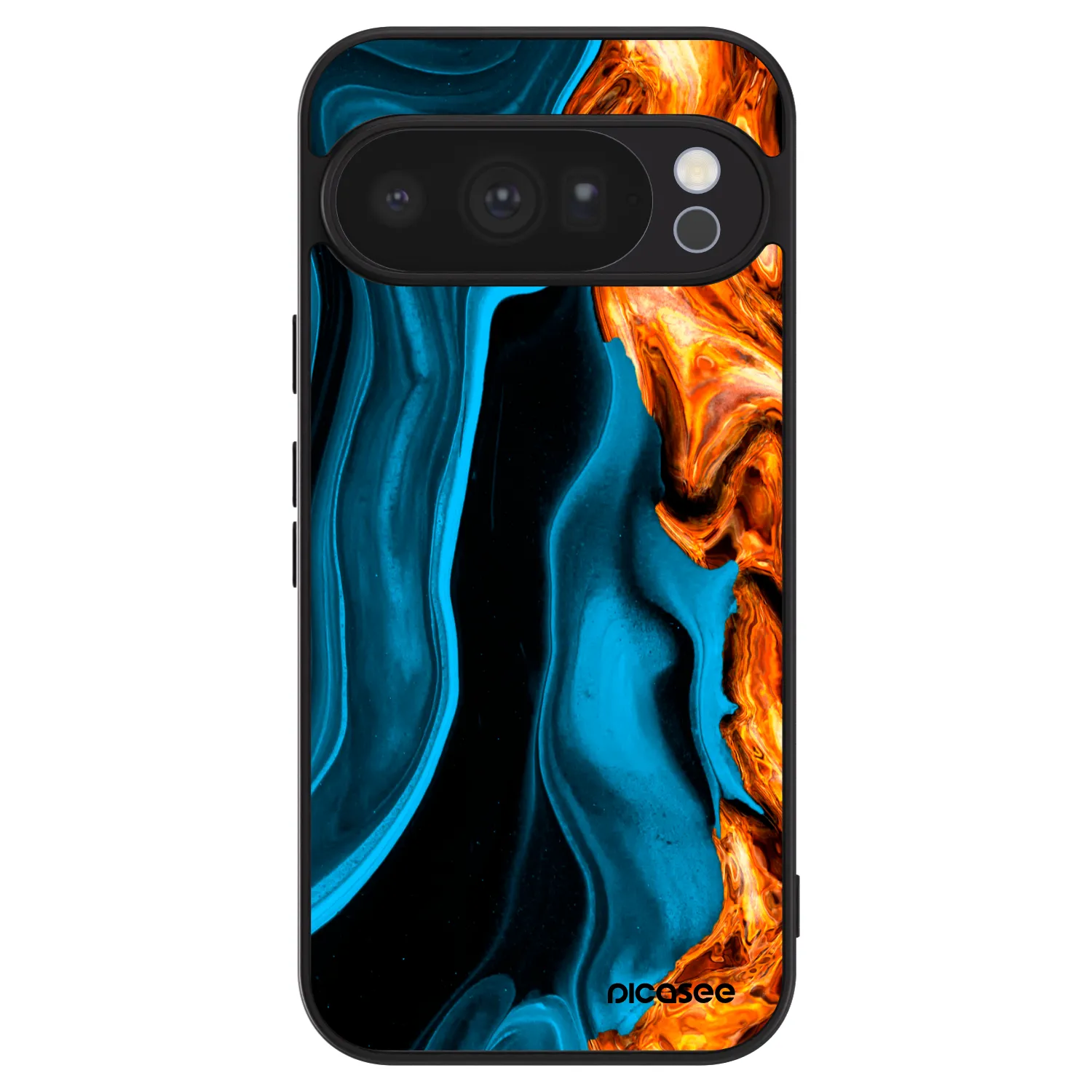 Picasee ULTIMATE CASE für Google Pixel 10 Pro - Gold blue