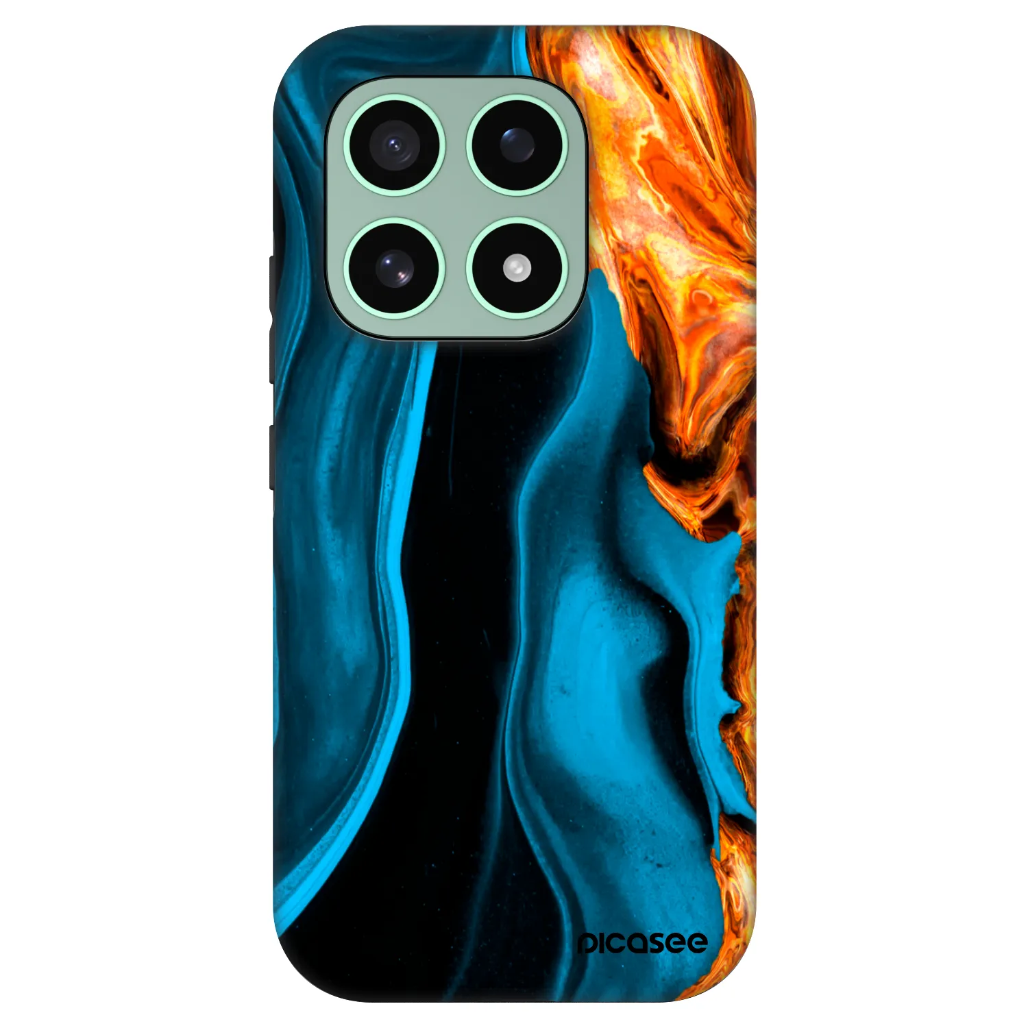 Picasee Fashion Case für Xiaomi 17 - Gold blue