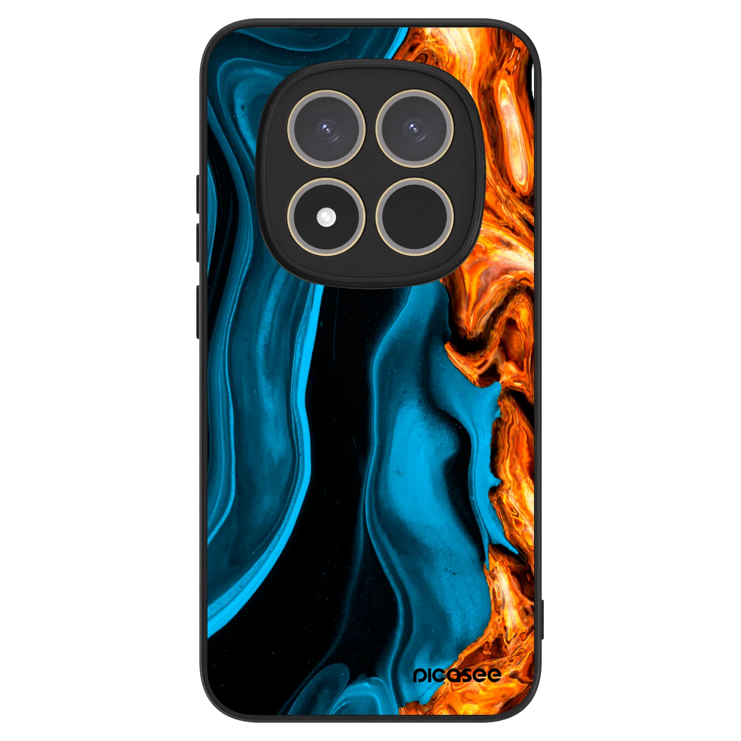 Picasee ULTIMATE CASE für Xiaomi Redmi Note 15 Pro 5G - Gold blue