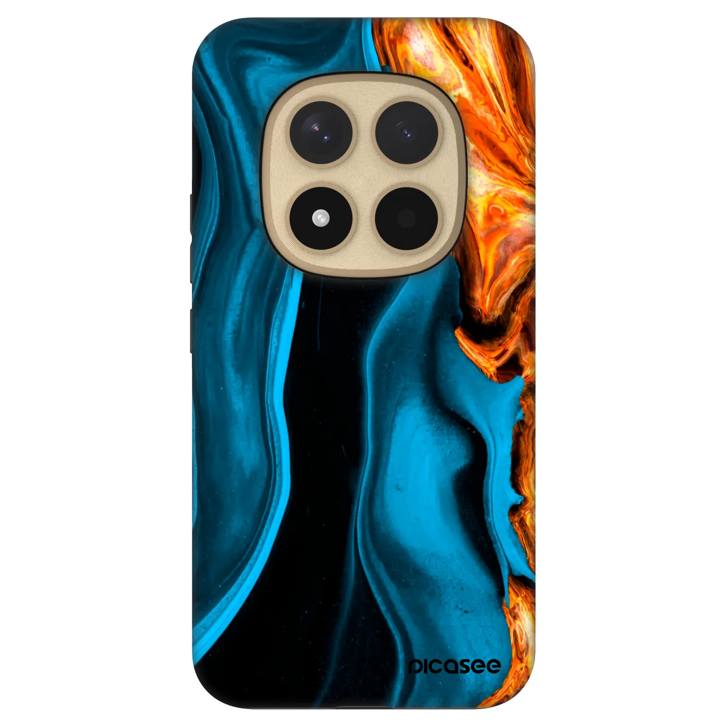 Picasee Fashion Case für Xiaomi Redmi Note 15 Pro+ - Gold blue