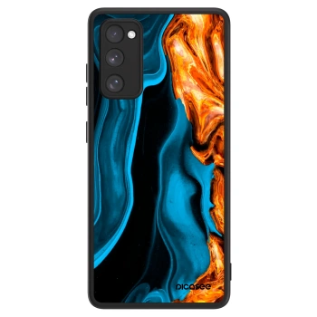 Picasee ULTIMATE CASE für Samsung Galaxy S20 FE - Gold blue