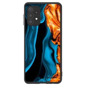 Picasee ULTIMATE CASE für Samsung Galaxy A32 5G A326B - Gold blue