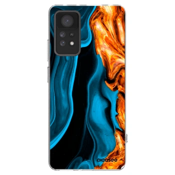 Picasee Xiaomi Redmi Note 11 Pro Hülle - Transparentes Silikon - Gold blue