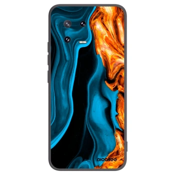 Picasee Xiaomi 13 Pro Hülle - Schwarzes Silikon - Gold blue