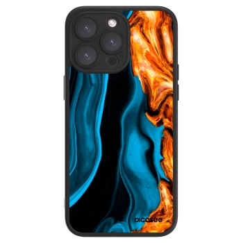 Picasee ULTIMATE CASE für Apple iPhone 15 Pro Max - Gold blue