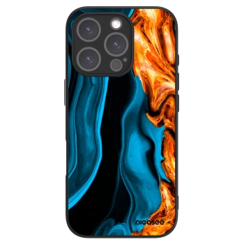 Hülle für Apple iPhone 16 Pro - Gold blue