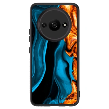 Hülle für Xiaomi Redmi A3 - Gold blue