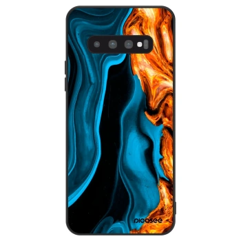 Hülle für Samsung Galaxy S10 Plus G975 - Gold blue