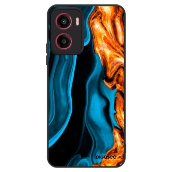 Hülle für Motorola Moto G05 - Gold blue