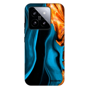 Hülle für Xiaomi 14 - Gold blue