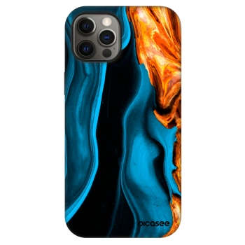 Hülle für Apple iPhone 12 Pro - Gold blue