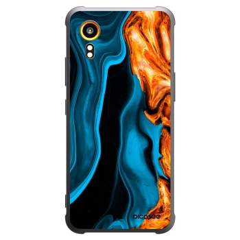 Hülle für Samsung Galaxy Xcover 7 - Gold blue