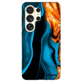 Picasee Fashion Case PowerShare pro Samsung Galaxy S26 Ultra - Gold blue