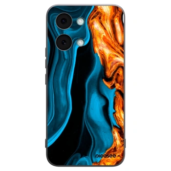 Picasee Xiaomi Poco X8 Pro Max Hülle - Schwarzes Silikon - Gold blue