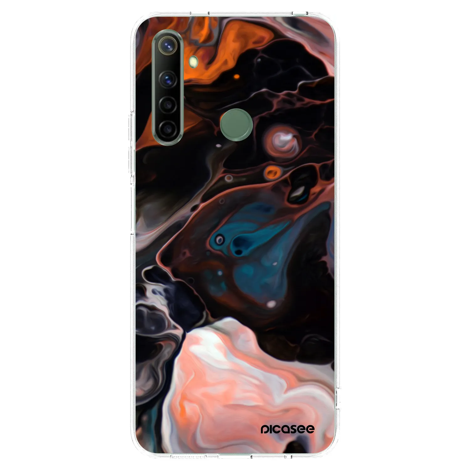 Picasee Realme 6i Hülle - Transparentes Silikon - Cream