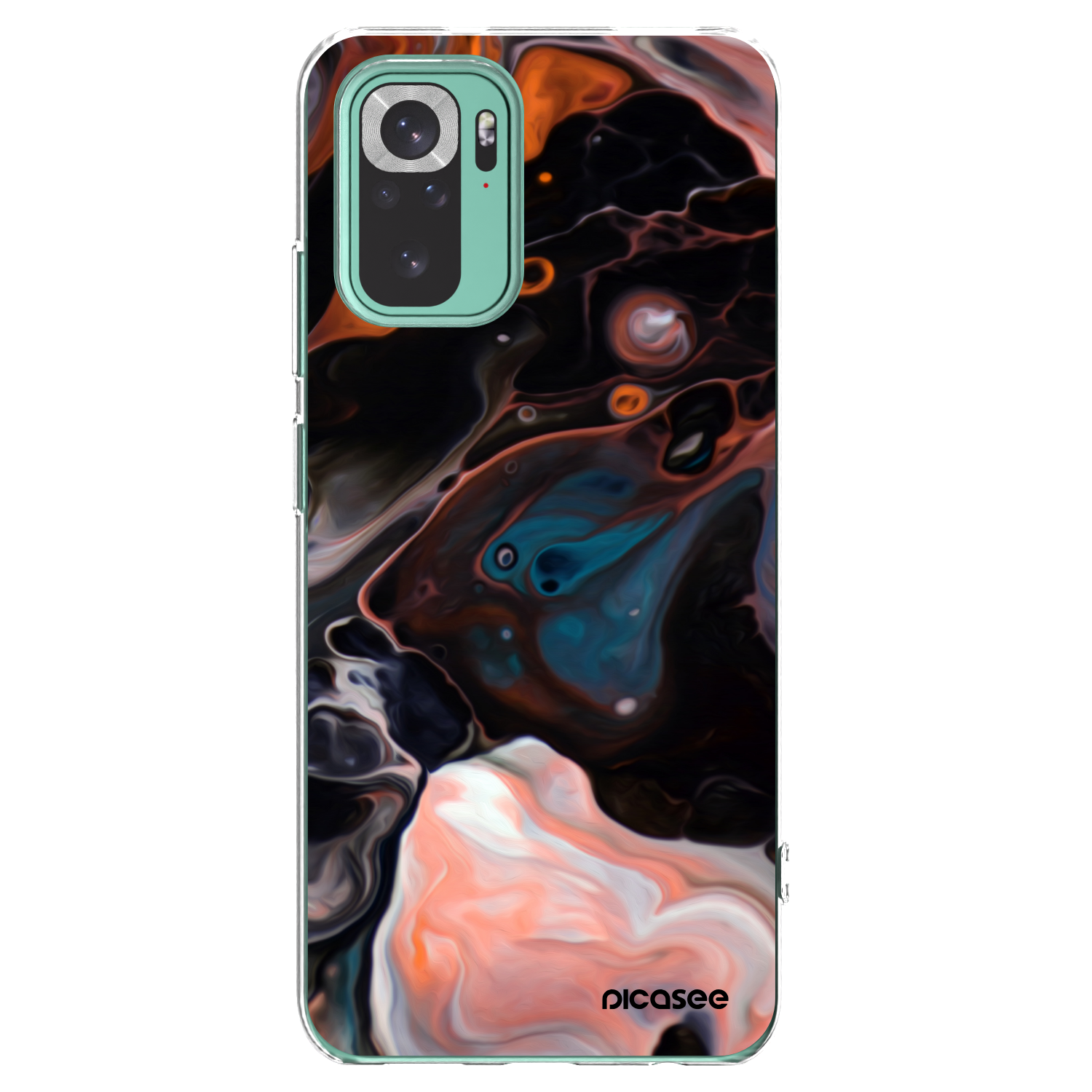 Picasee Xiaomi Redmi Note 10 Pro Hülle - Transparentes Silikon - Cream