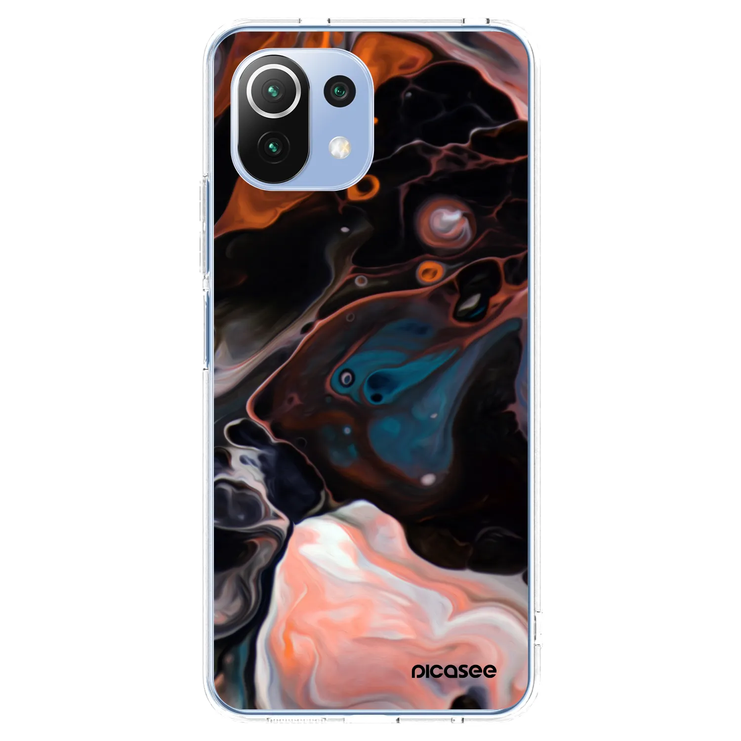 Picasee Xiaomi Mi 11 Lite Hülle - Transparentes Silikon - Cream